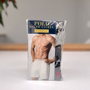 Polo Ralph Lauren 3 Classic Fit Cotton Knit Boxers